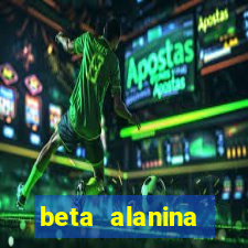 beta alanina aumenta a pressao